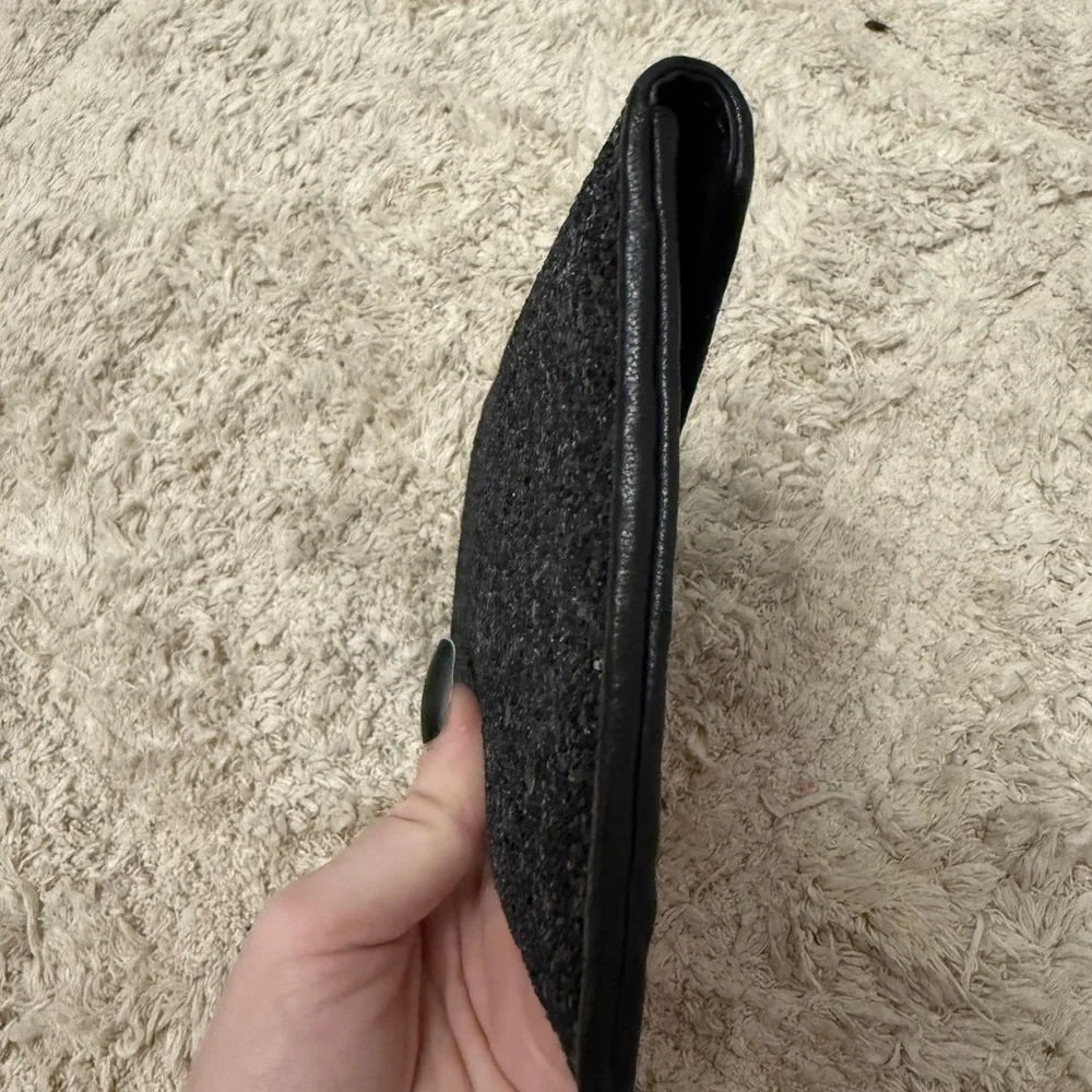 Tory Burch Sparkling Black Clutch